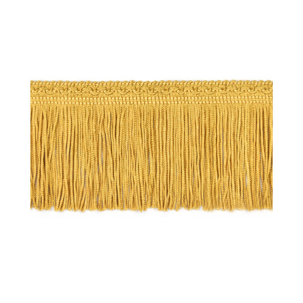 75mm Gold Silk Fringe