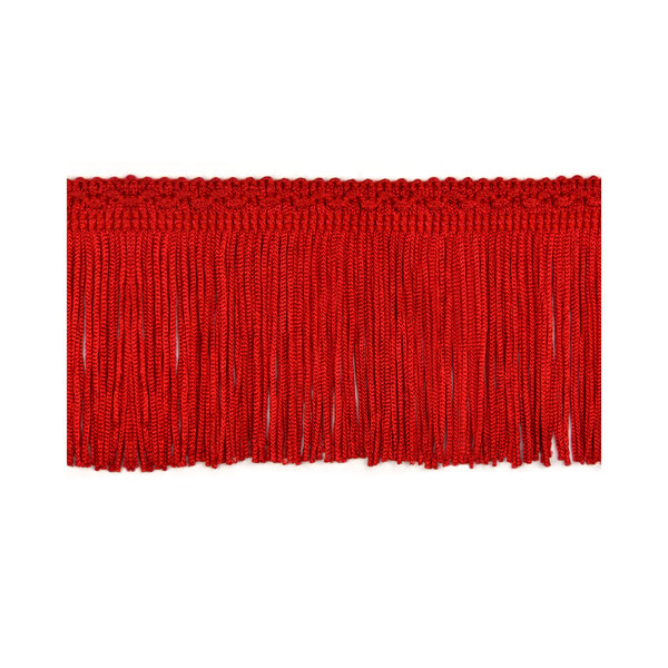 75mm Red Silk Fringe